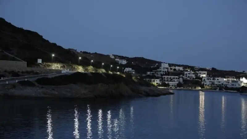 希腊莱普索伊岛夜景