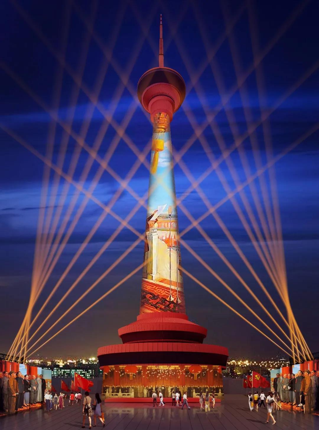 点亮2021全球多地上演跨年灯光秀